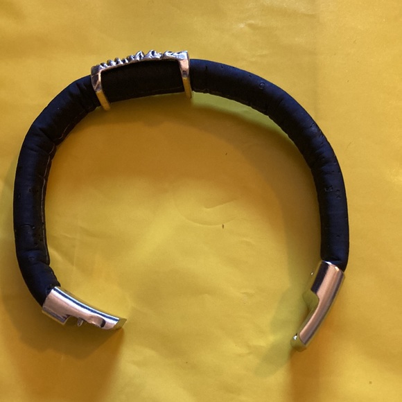 Handmade Cork Bracelet with Magnetic Snap - Picture 3 of 3